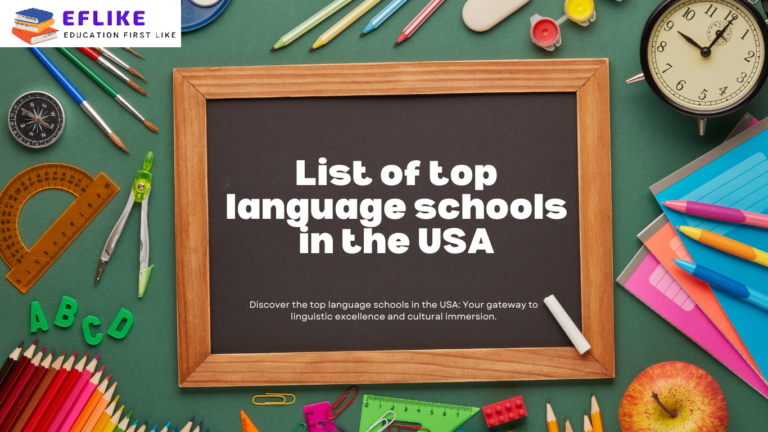 List of top language schools in the USA